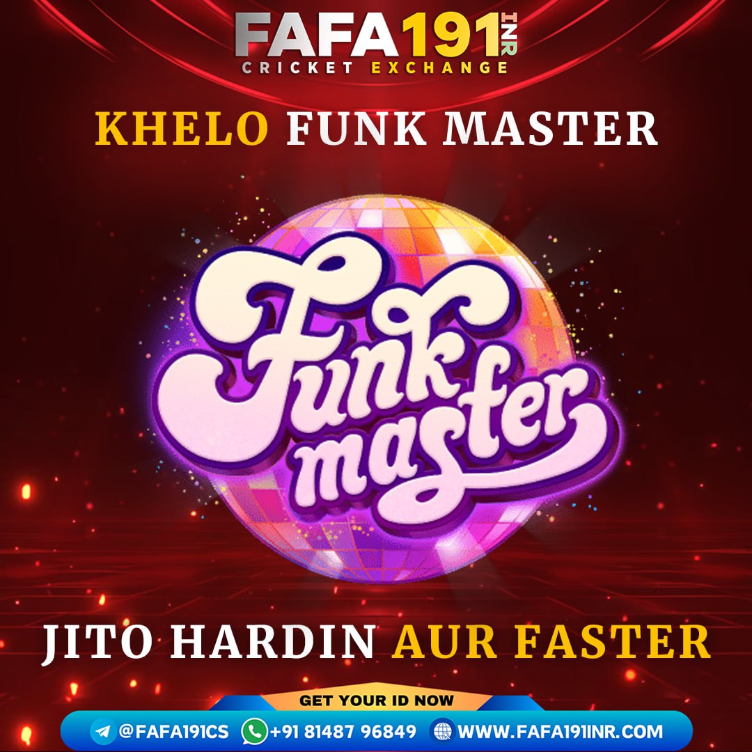 FAFA191INR's tweet image. 🎰 KHELO FUNK MASTER – JITO HAR DIN AUR FASTER! 💥💸
Spin karo, win karo, swag ke saath kamao! 😘😍
#FunkMaster #DailyWins #CasinoSwag #JitoAurFaster