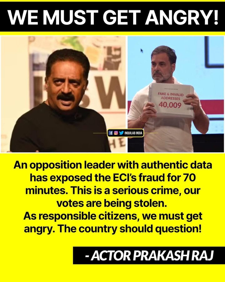 Suby #ReleaseSanjivBhatt #Palestine (@subytweets) on Twitter photo When Bollywood is lacking in spine, actors from the South stand boldly. Bravo <a href="/prakashraaj/">Prakash Raj</a> When Bollywood is lacking in spine, actors from the South stand boldly. Bravo <a href="/prakashraaj/">Prakash Raj</a>