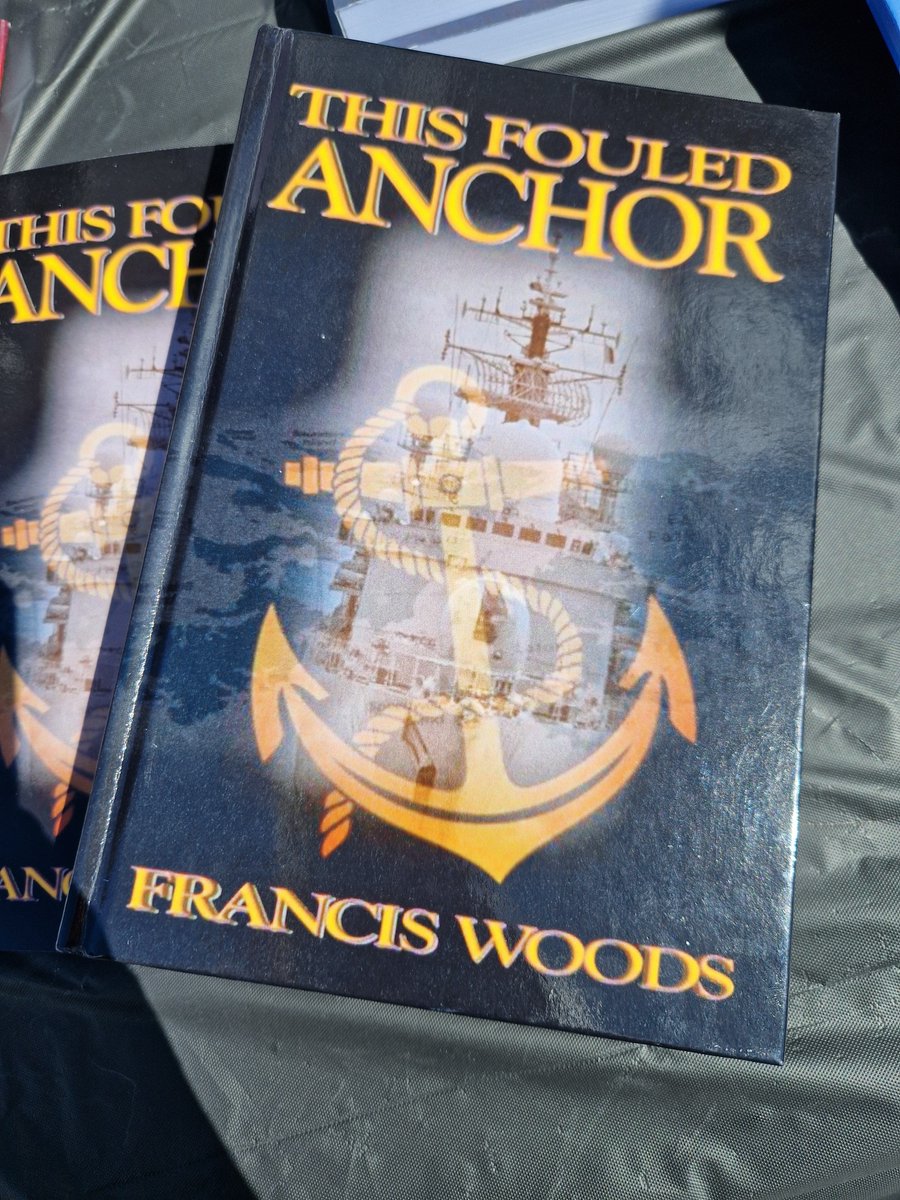 wreckmasterjay's tweet photo. A book I read on holiday and really enjoyed was This Fouled Anchor by Francis Woods, a novel about a fictional Type 42 destroyer in the Royal Navy that ends up being at the centre of a mutiny in the 1980s. #royalnavy #type42 #destroyer #fiction #author #thisfouledanchor #mutiny https://t.co/yynTWGiyTc
