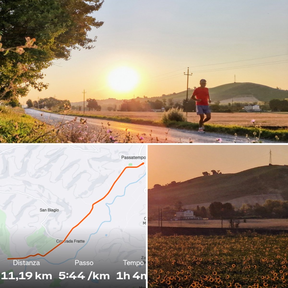 #alba #run 
Cambiato versante dell'Appennino ma non l'ora di uscita
Buona domenica #runlovers