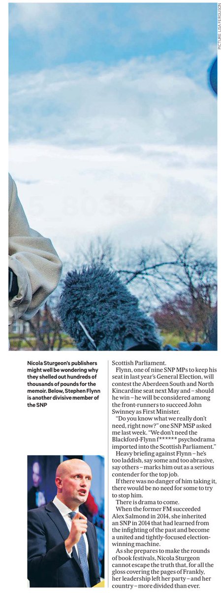 For someone who considered herself a political great, imagine writing a memoir which focuses on your sexuality &amp; a battle with your predecessor. 
Nothing on any great achievements.  Oh yes, that’s because there were none. I wonder if baby boxes will get a mention.