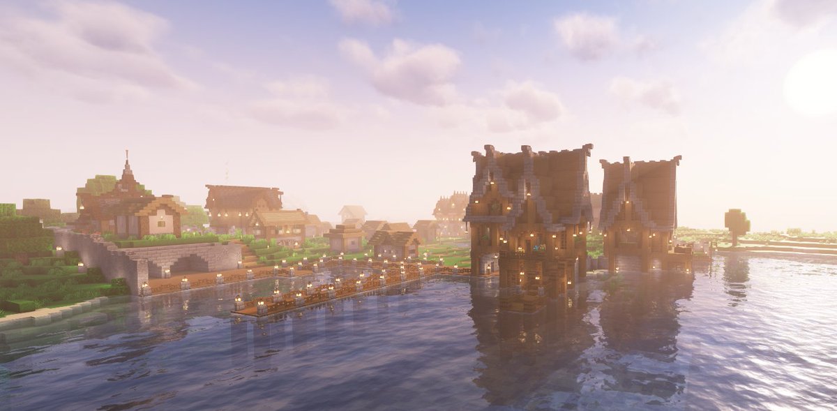 Todays stream was on my single player world, we finally started work on the docks and fishing houses for the fishermen.  We will be back tomorrow working on our new YouTube subscriber project..... #minecraft