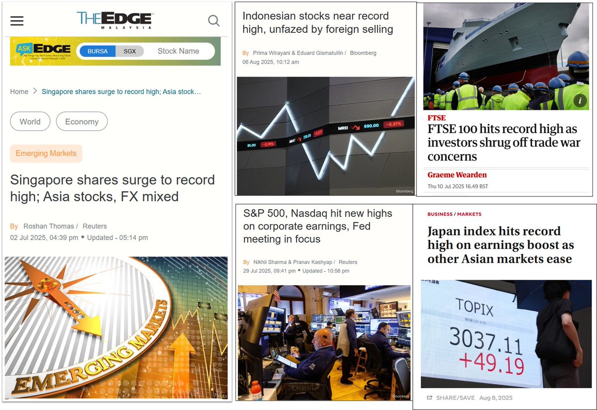 While Madani keeps blaming a “weak and uncertain global economy,” the reality is many stock markets are hitting record highs - from the US to the UK, from Japan to neighbours like Indonesia and Singapore. 

But Malaysia remains far behind. Our all-time high was April 2018 under