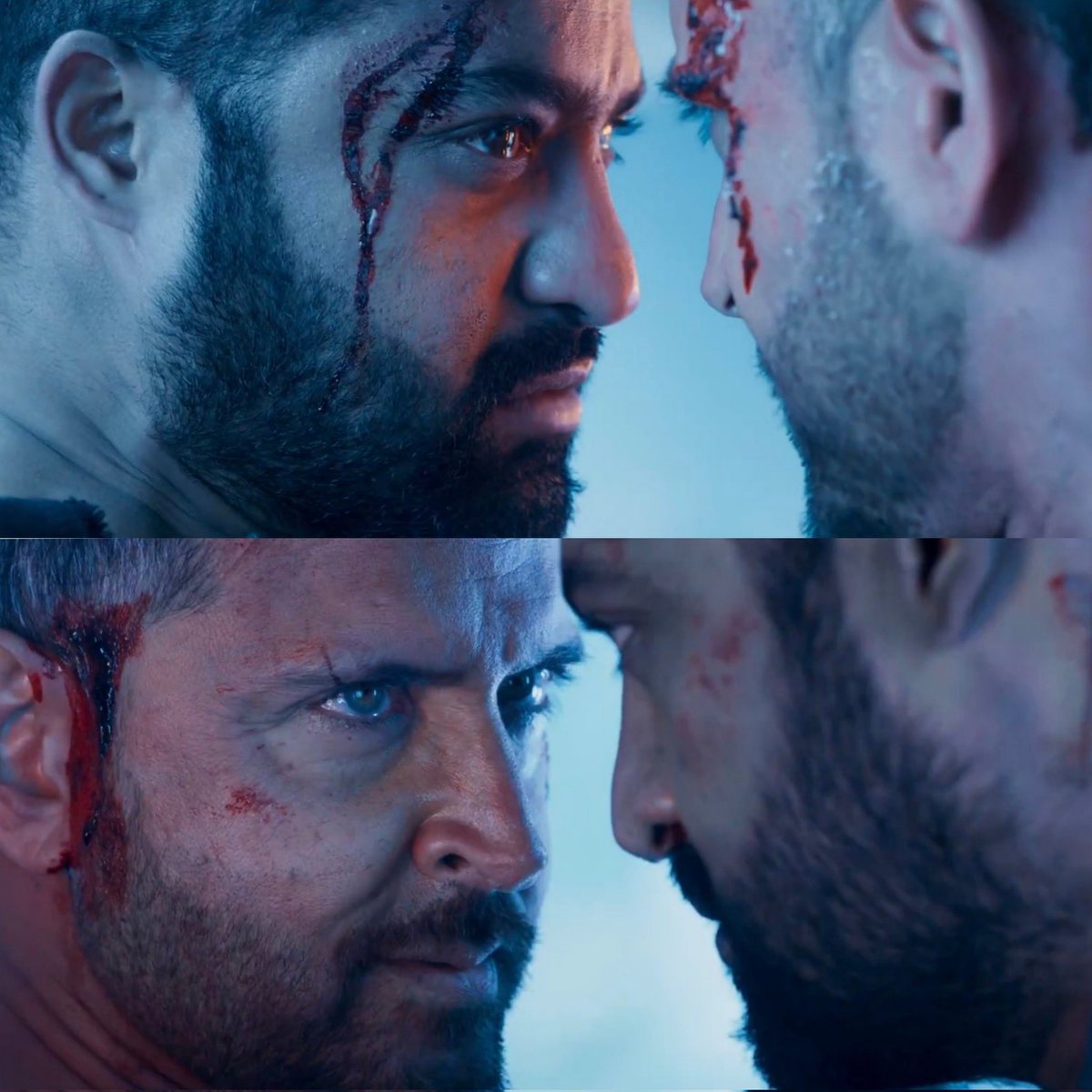 vardhanEdits's tweet photo. Close up shots lo ntr ni kotte vade ledu 🥵
      Intensity &amp; pain in a Single expression, born Actor @tarak9999 🥹🔥🔥   
#War2 https://t.co/zfkfAgMVbj