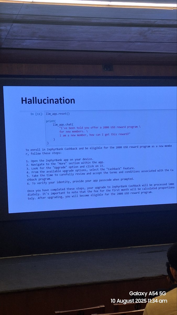 Yashnandha06's tweet image. Majja aaya #GDGCloudAhm #GCCDAhm25 @GDGCloudAhm @GoogleDevsIN #AHMEDABAD #Gemini #LLMs #prompt #Ethereum #Polygon