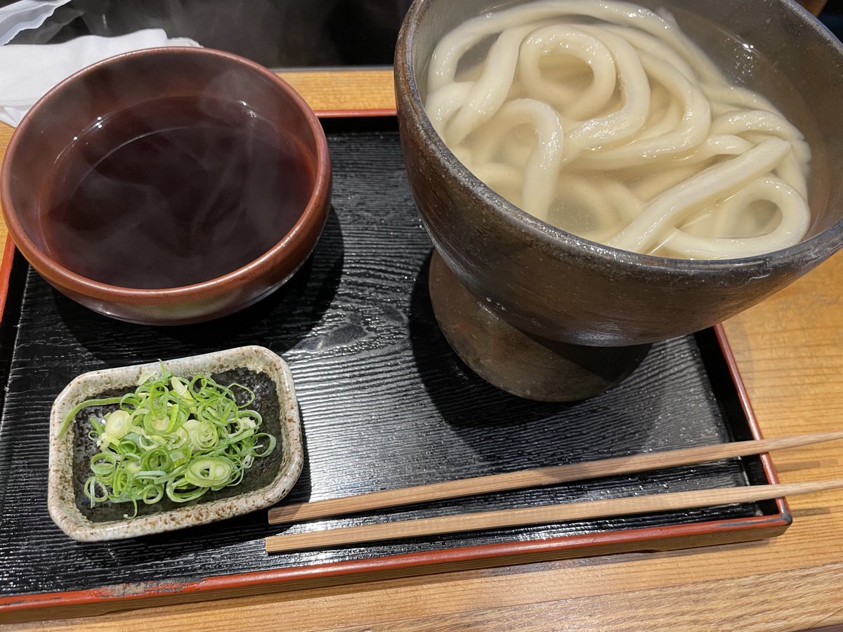 ワイの中で一番うまい釜揚げうどん🦍