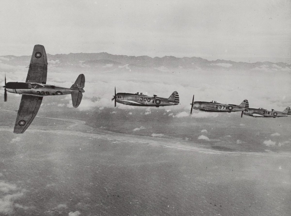P-47 Thunderbolts in service with the Republic of China Air Force