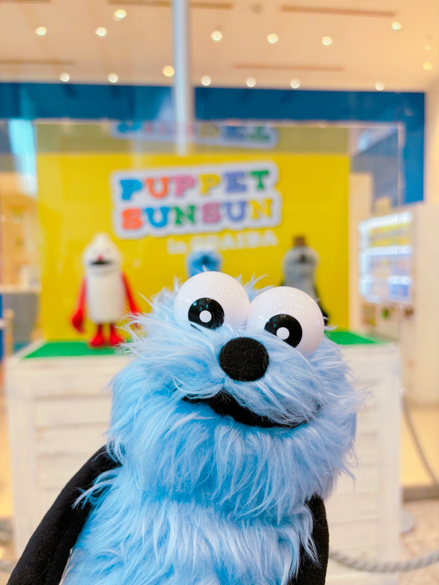 パペットスンスン ぬいぐるみ お台場ポップアップストア お台場限定