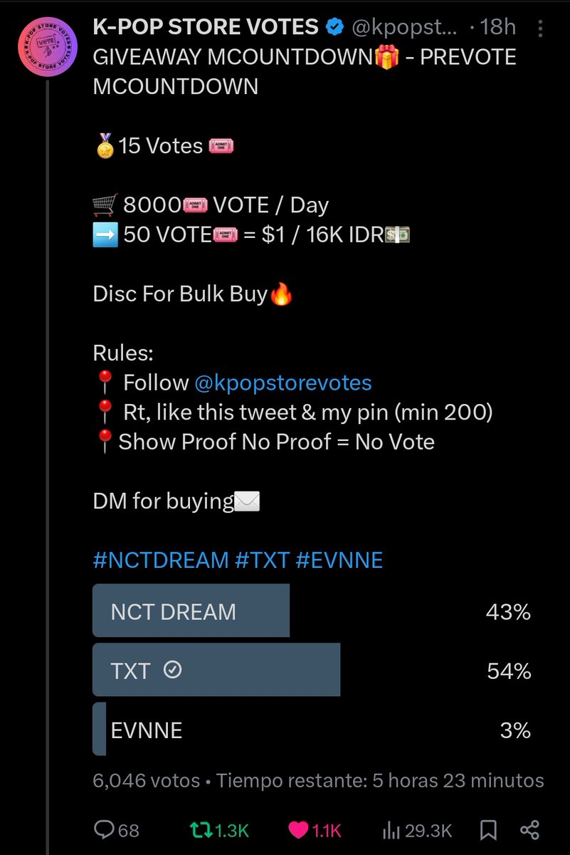 blxehour's tweet photo. @kpopstorevotes for #TXT https://t.co/nwvUhuUVRB