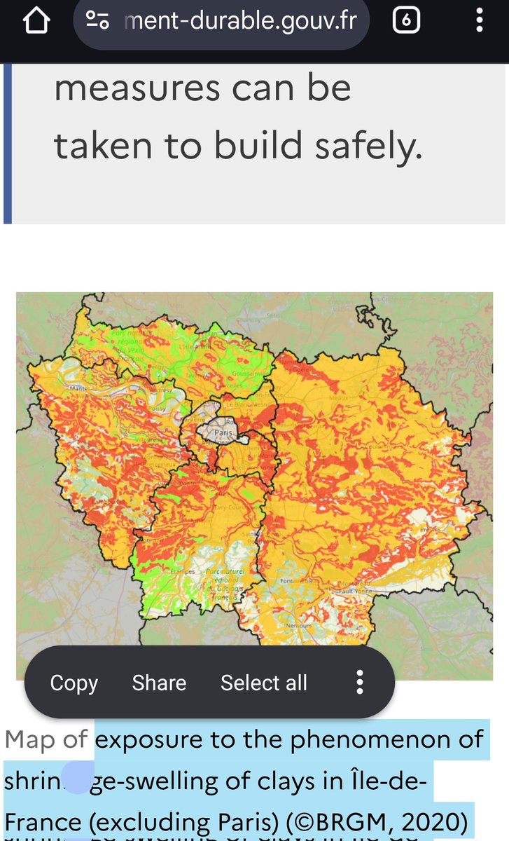 France🇫🇷
Home💸

+/- "54% of single-family homes are located in areas of moderate or high exposure to shrinkage-swelling of clay soils...drought in the summer and re-wetting of the soil, which causes foundations to crack."

NO DATA AVAILABLE FOR PARIS💸 ! 
aquagir.fr/gestion-eaux-p…