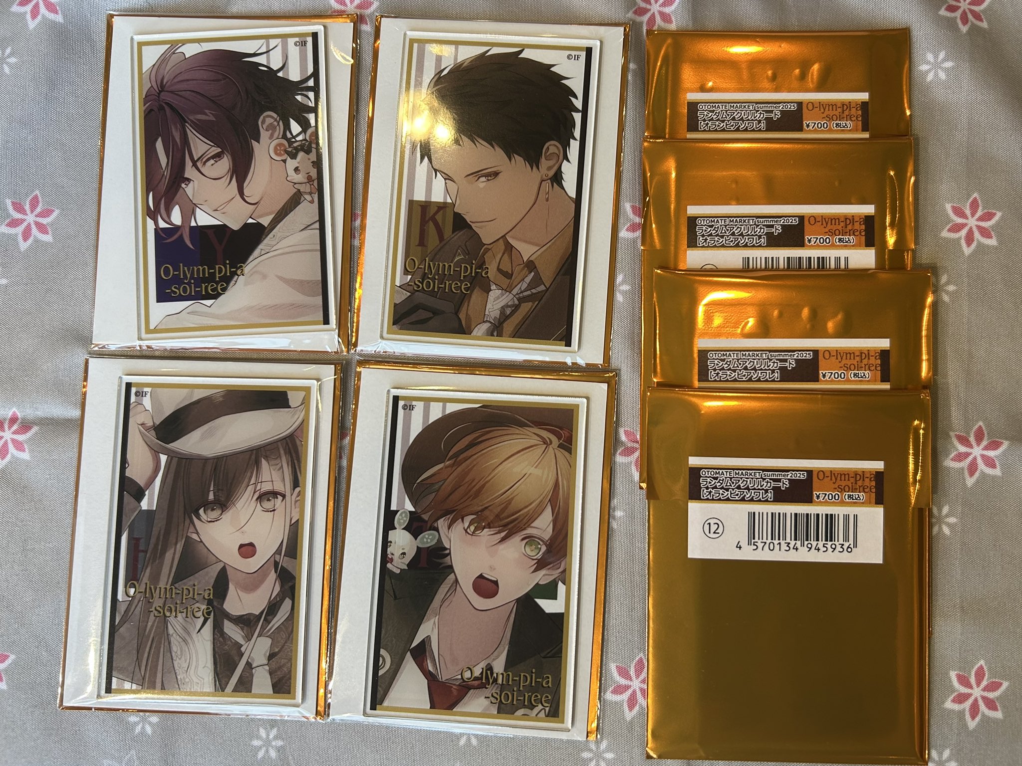 朱砂　オランピアソワレ　オラソワ　オトメイト　ＡＧＦ　アクリルカードくじ　あたり かお on X: 