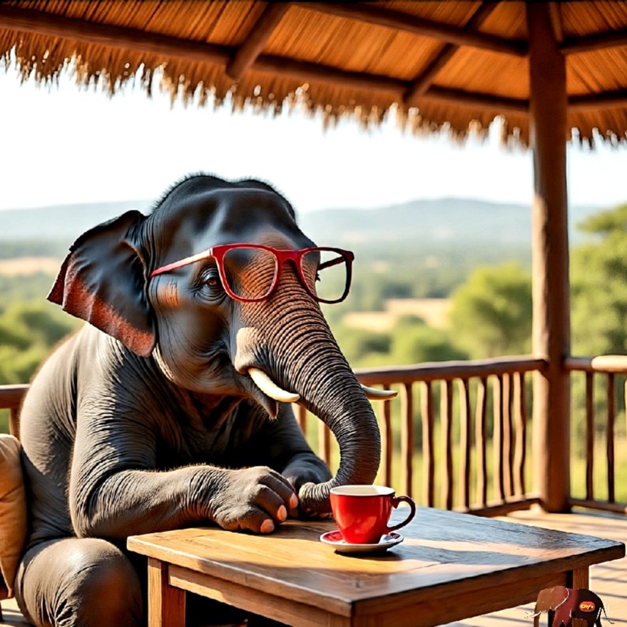 G☕☕d morning 🦣friends🌍🧡 
I've already finished my☕ coffee mug and the second is waiting.
Have an ele-fan-tastic Sunday, all you elephant friends.
Trunks up😘
Together ❤🤜🏼🦣🤛🏼❤

#WorldElephantDay2025
#WorldElephantDay 🦣
12th August 2025