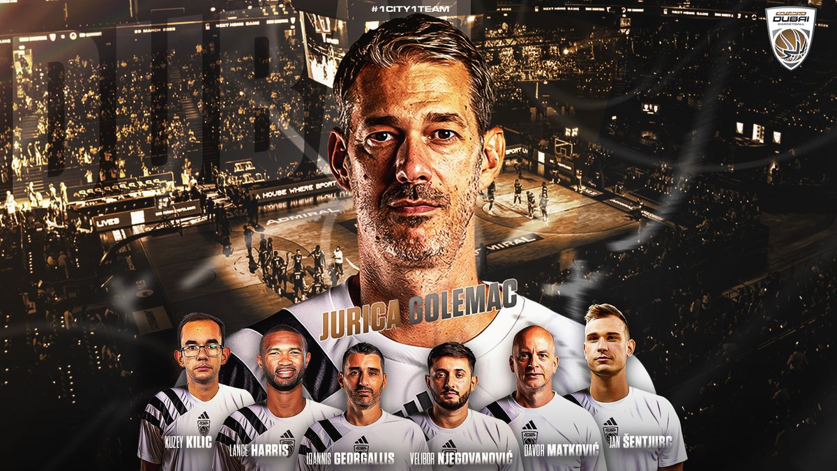 🚀 The road to success starts with the best team off the court.

💪 Jurica Golemac and his staff are ready for 2025–26.

👉 Meet the full staff here: dubaibasketball.com/basketball/dub… 

#1City1Team