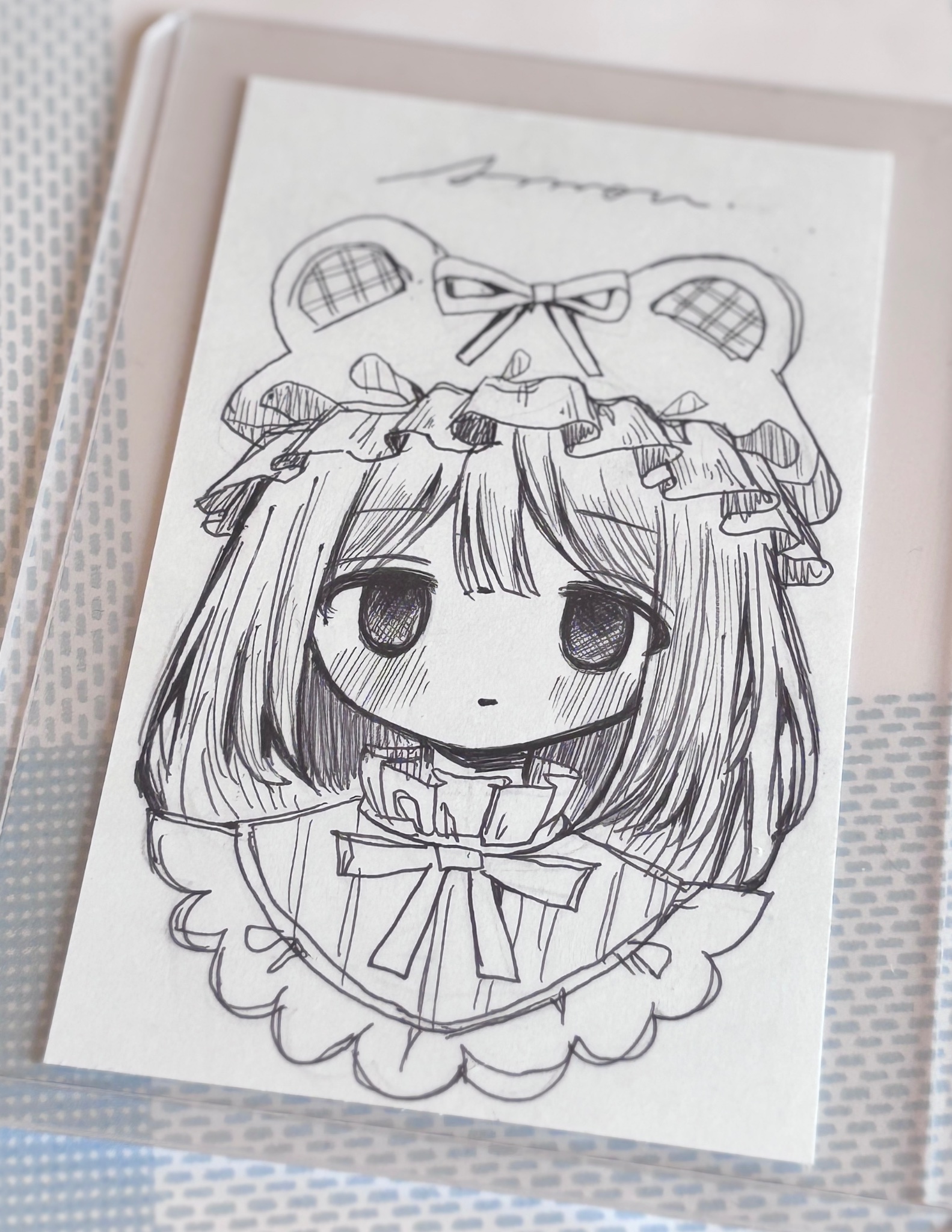 アクリル画 だるま 原画 ドローイング アクリル画 だるま 原画 ドローイング 絵画
