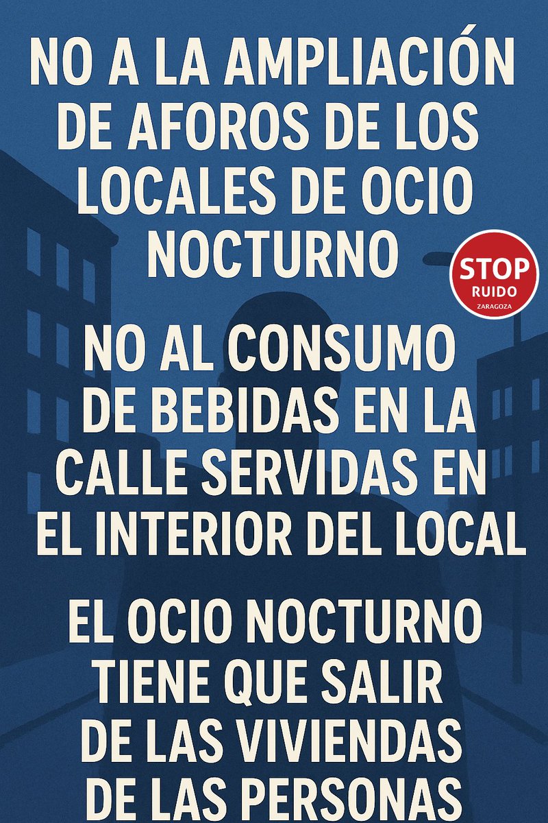 La ampliación de aforo del ocio nocturno en la calle genera mucha contaminación acústica y no permite el derecho fundamental de vecinos al descanso

El consumo de bebidas en la calle servidas en el interior de los locales no está permitido 
¿Porqué la <a href="/policiazaragoza/">Policía Zaragoza</a> lo permite?