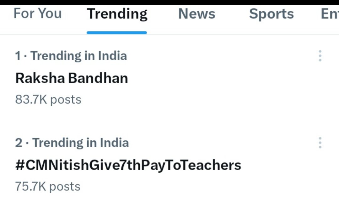 #CMNitishGive7thPayToTeachers