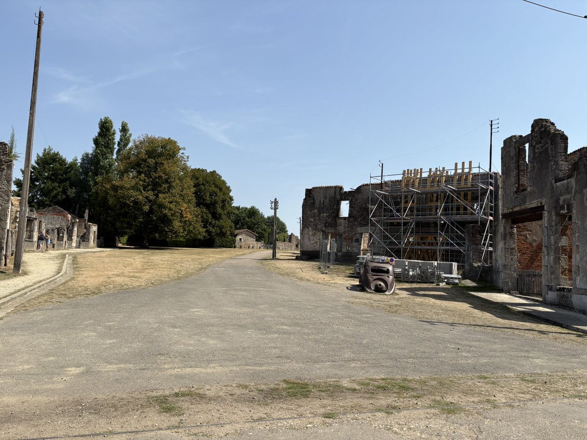 Cardibling's tweet image. Visited Oradour today - a very good museum and memorial, to a horrific incident. @WeHaveWaysPod  @James1940 @almurray