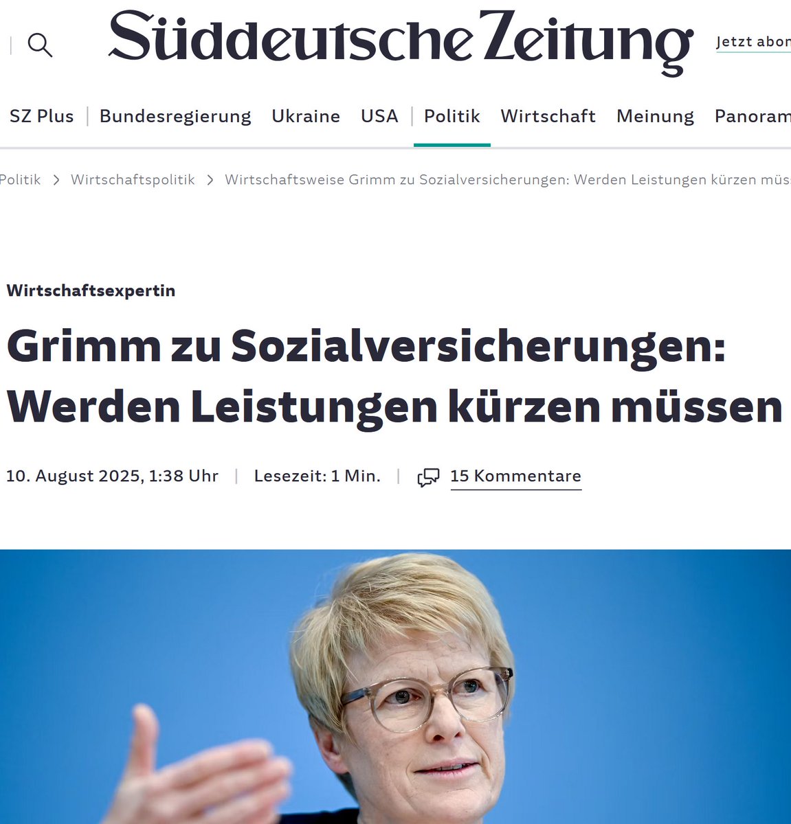 Stefan Homburg (@shomburg) on Twitter photo <a href="/susi_lins/">Susanne Lins</a> <a href="/baerbelbas/">Bärbel Bas</a> Bei den Grünen verstehe ich es ja. Aber dass eine angebliche Vertreterin von Arbeitnehmerinteressen aus Duisburg Immigranten anlockt, während gleichzeitig Kürzungen vorbereitet werden, das ist einfach unfassbar: <a href="/susi_lins/">Susanne Lins</a> <a href="/baerbelbas/">Bärbel Bas</a> Bei den Grünen verstehe ich es ja. Aber dass eine angebliche Vertreterin von Arbeitnehmerinteressen aus Duisburg Immigranten anlockt, während gleichzeitig Kürzungen vorbereitet werden, das ist einfach unfassbar: