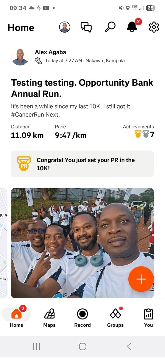 Curtain raiser for the Rotary Cancer Run. #OpportunityBank Annual Run