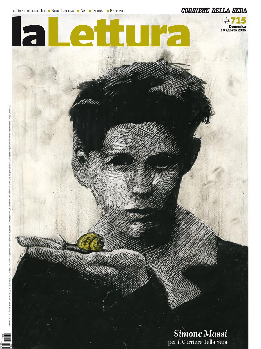 Tempo lento su <a href="/La_Lettura/">la_lettura</a> 

Il nuovo numero de «la Lettura» è nell’App e in edicola con il <a href="/Corriere/">Corriere della Sera</a> . La copertina è firmata da #simonemassi 

Con #chatgpt #ai #italocalvino #oz #treccani #ivedovi #teresaciabatti #parigi #eleonoraduse