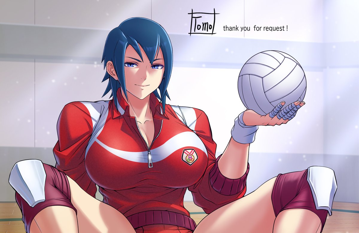 ジャス学の鮎原夏さん🏐納品しました。
※トリミング版