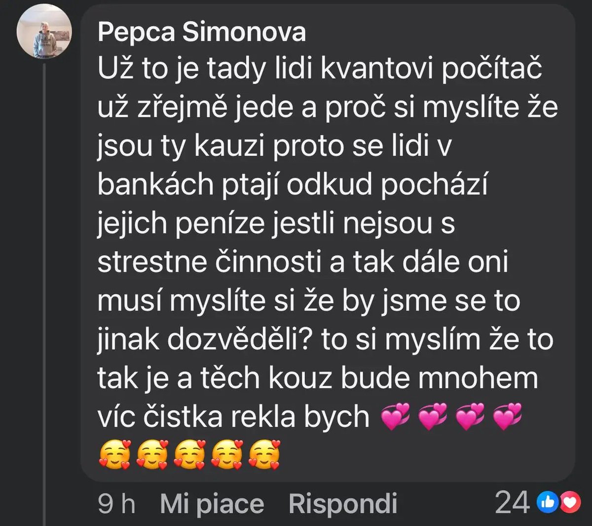 Pepča nahlédla za oponu