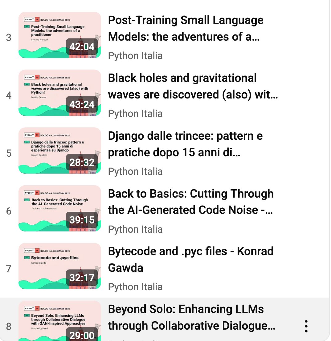 olp_cs's tweet image. PyCon Italia 2025 - Videos
#python
youtube.com/playlist?list=…