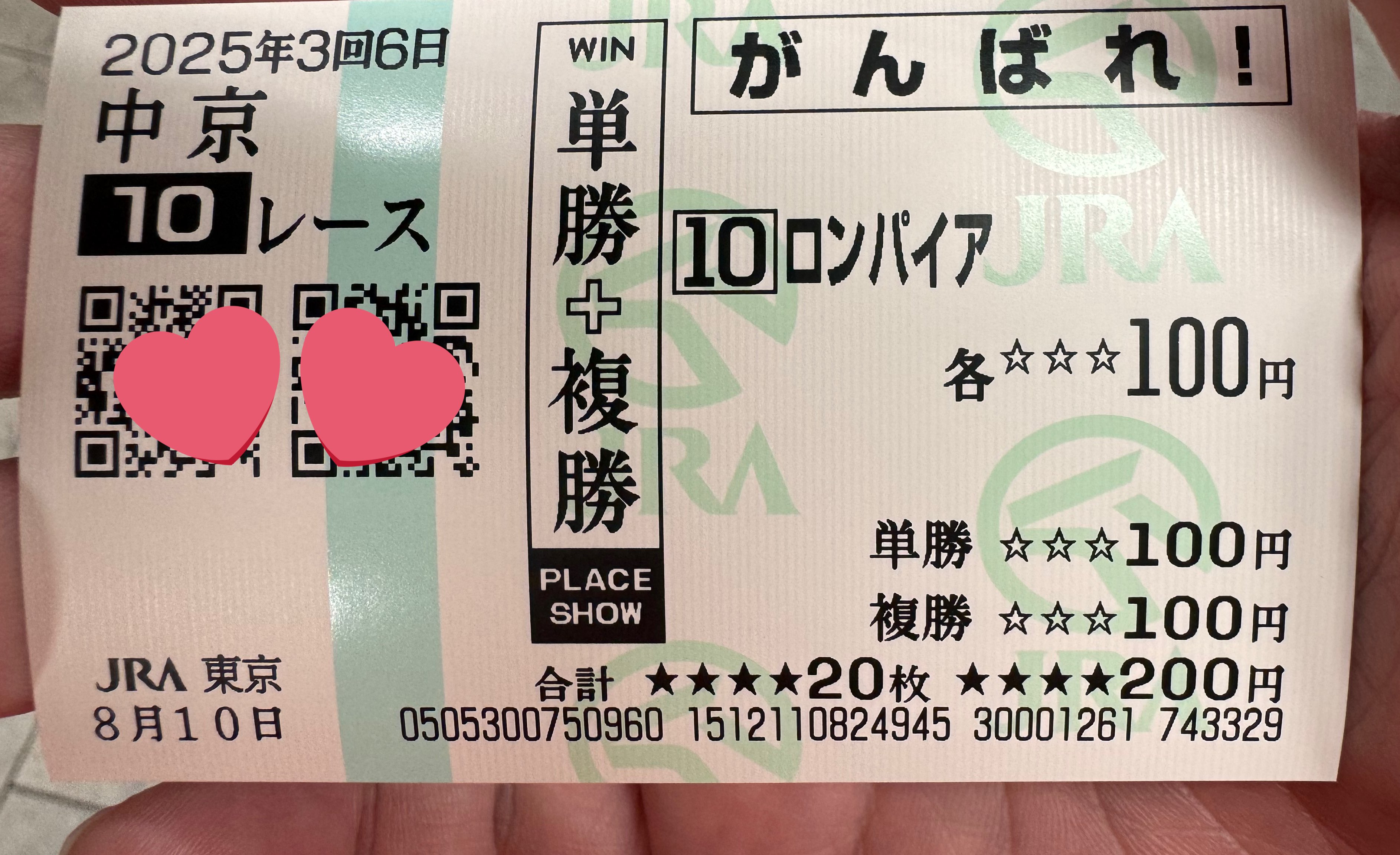 京都大賞典⑭番アイアンバローズ応援馬券 🐎午寅ごいん🐯 on X: 