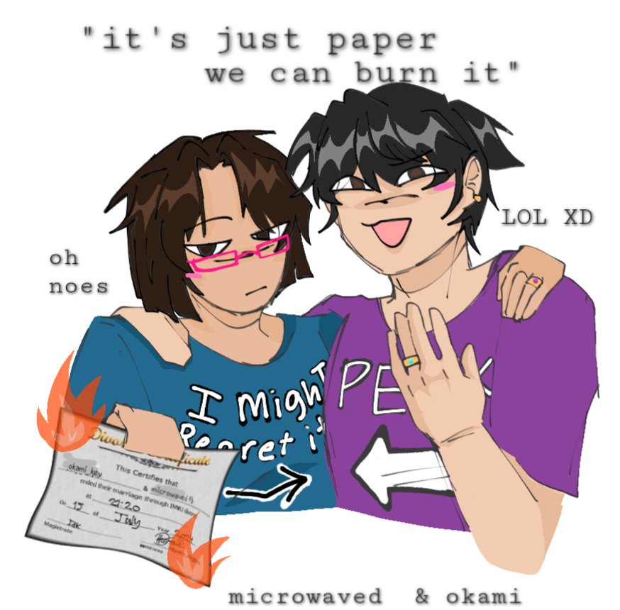 give us wedding gifts, cuz me and <a href="/aUnhinged_Okami/">Empire</a> un-divorced🤑

#artmoots #art