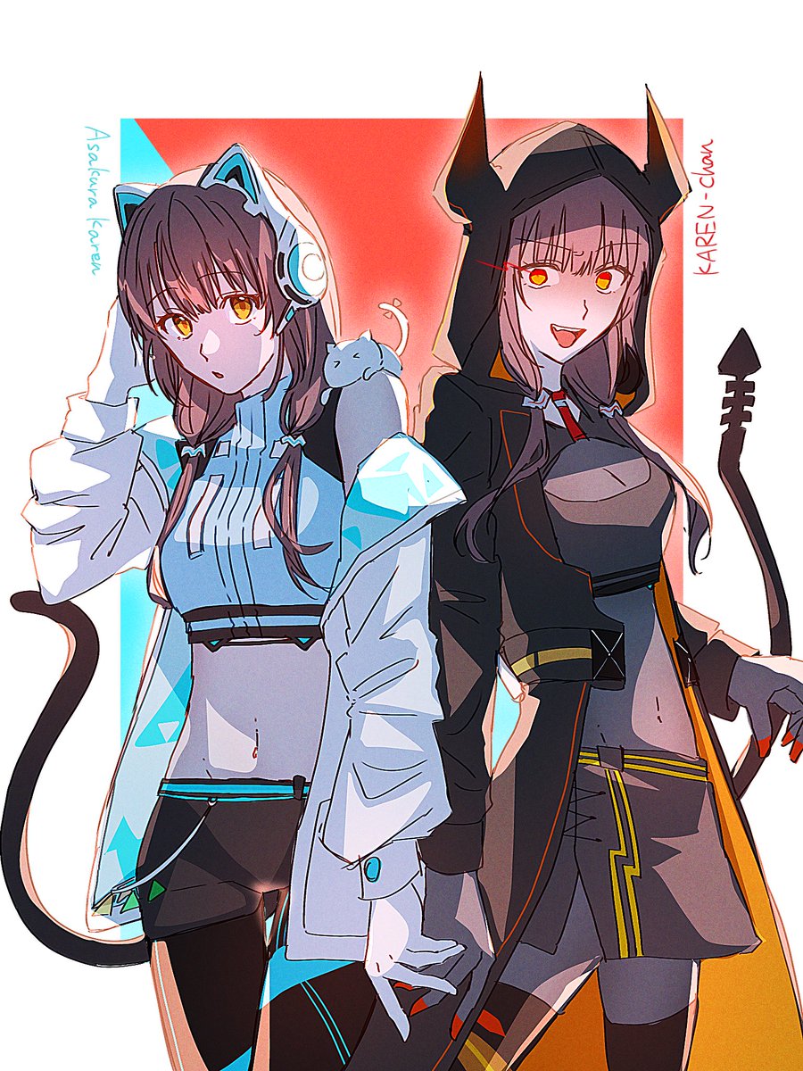 #hvbnFA  #ヘブバン #朝倉のユニゾンがついに登場 

差し色が反対色でかわいい