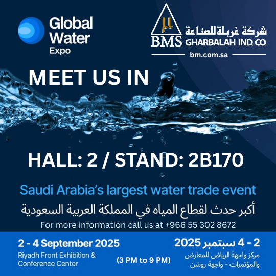 FactoriesBms's tweet image. It is our pleasure to invite you to visit us at the #GLOBALWATEREXPO Exhibition 
For more information WhatsApp us
wa.me/+966555438040
+966553028672
info@bm.com.sa

#watertreatment #filtermedia
#desalination
#saudiarabia #Riyadh