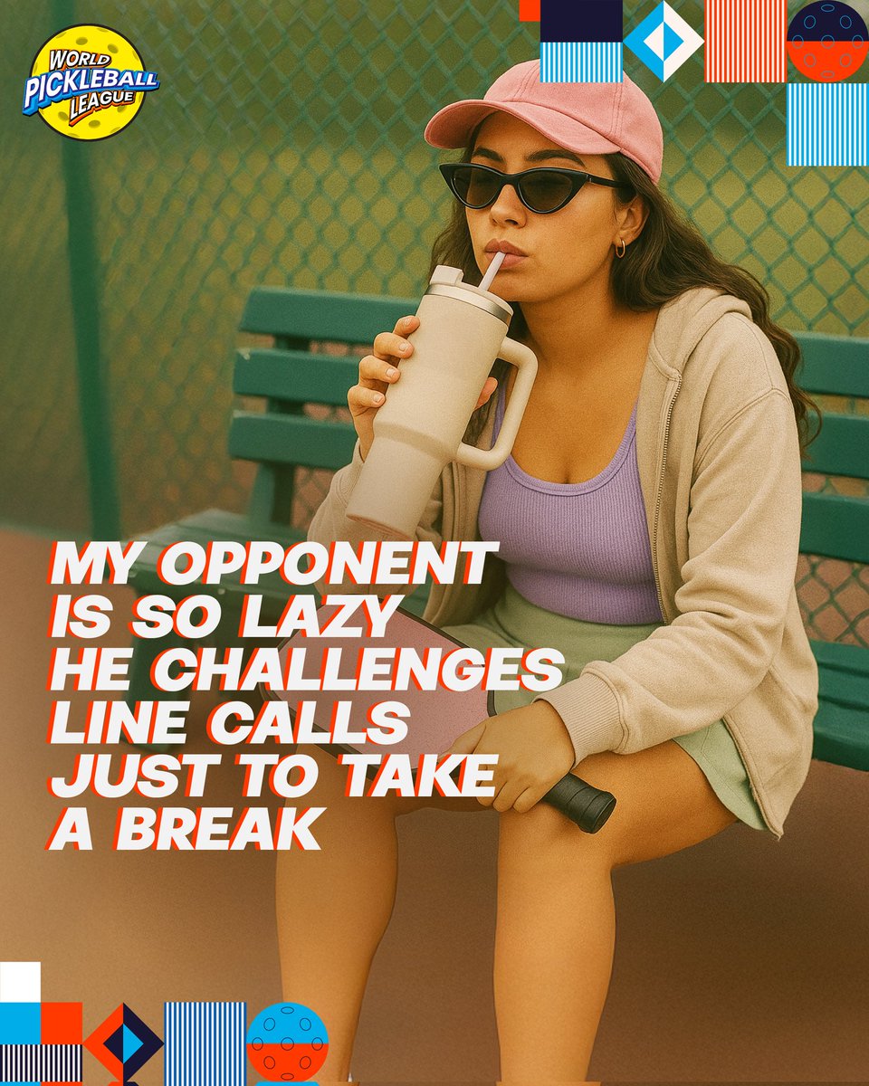 For some, every day is Lazy Day.

Tag the friend who has mastered the art of doing absolutely nothing. 💤

#WPBL #Pickleball