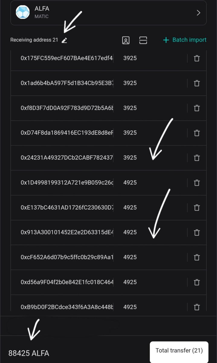 ALFA NETWORK (@alfanetworkapp) on Twitter photo Congratulations ๐๐๐
91st Batch of Withdraw Successful
Total Wallets Received Withdraw โ 1885
Total $ALFA Tokens Sent โ 1,236,938
Let's Go ALFA TO THE MOON ๐๐๐
play.google.com/store/apps/detโฆ
Buy/ Sell/ Trade/ HODL $ALFA on Exchange
app.uniswap.org/swap/?chain=poโฆ
#alfanetworkapp Congratulations ๐๐๐
91st Batch of Withdraw Successful
Total Wallets Received Withdraw โ 1885
Total $ALFA Tokens Sent โ 1,236,938
Let's Go ALFA TO THE MOON ๐๐๐
play.google.com/store/apps/detโฆ
Buy/ Sell/ Trade/ HODL $ALFA on Exchange
app.uniswap.org/swap/?chain=poโฆ
#alfanetworkapp