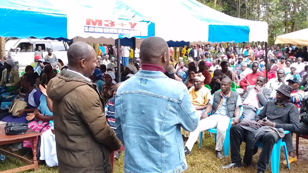 Yesterday I engaged the people of Kimilili at Bahai. Encouraged the youth to take national IDs and register as voters ahead of the 2027 general election. The engagement is part of the civic education we are doing as the young people.