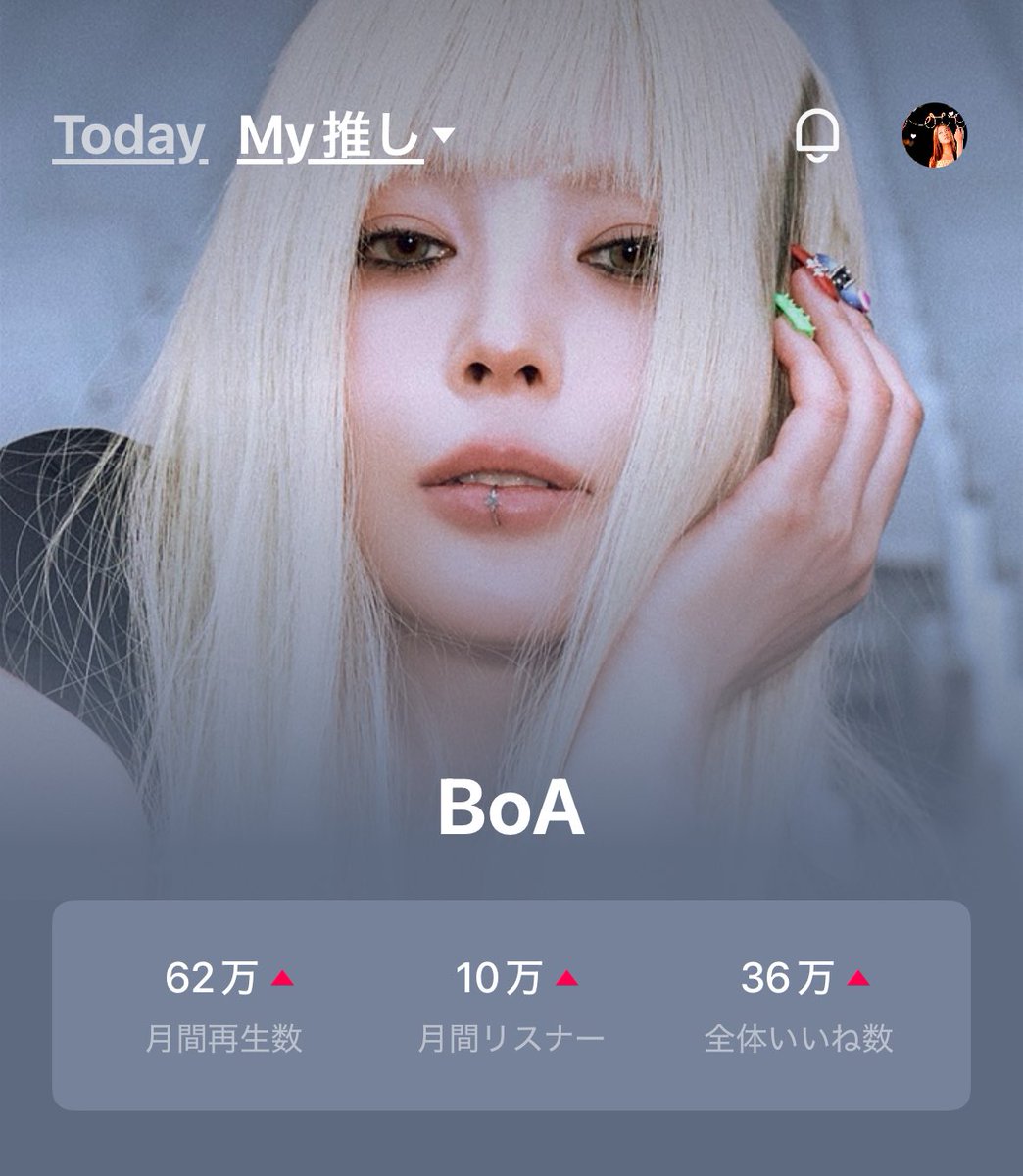 yuk_iii's tweet photo. BoA様のキャンペーンでLINE MUSICでPremiumになったんだけどいいね😍💛🩷
歌詞も出るし、ルビもふってある🥰💛
…今夜発売のGood for Uも、もしかして直ぐ配信してもらえるのかな？？？😍🥰🥹💛歓喜乱舞💃💛🌻
#GoodforU
@BoA_Official 
@BoA_avex_staff 
#LINEMUSIC
@LINEMUSIC_JP https://t.co/O9R5Y5qkew