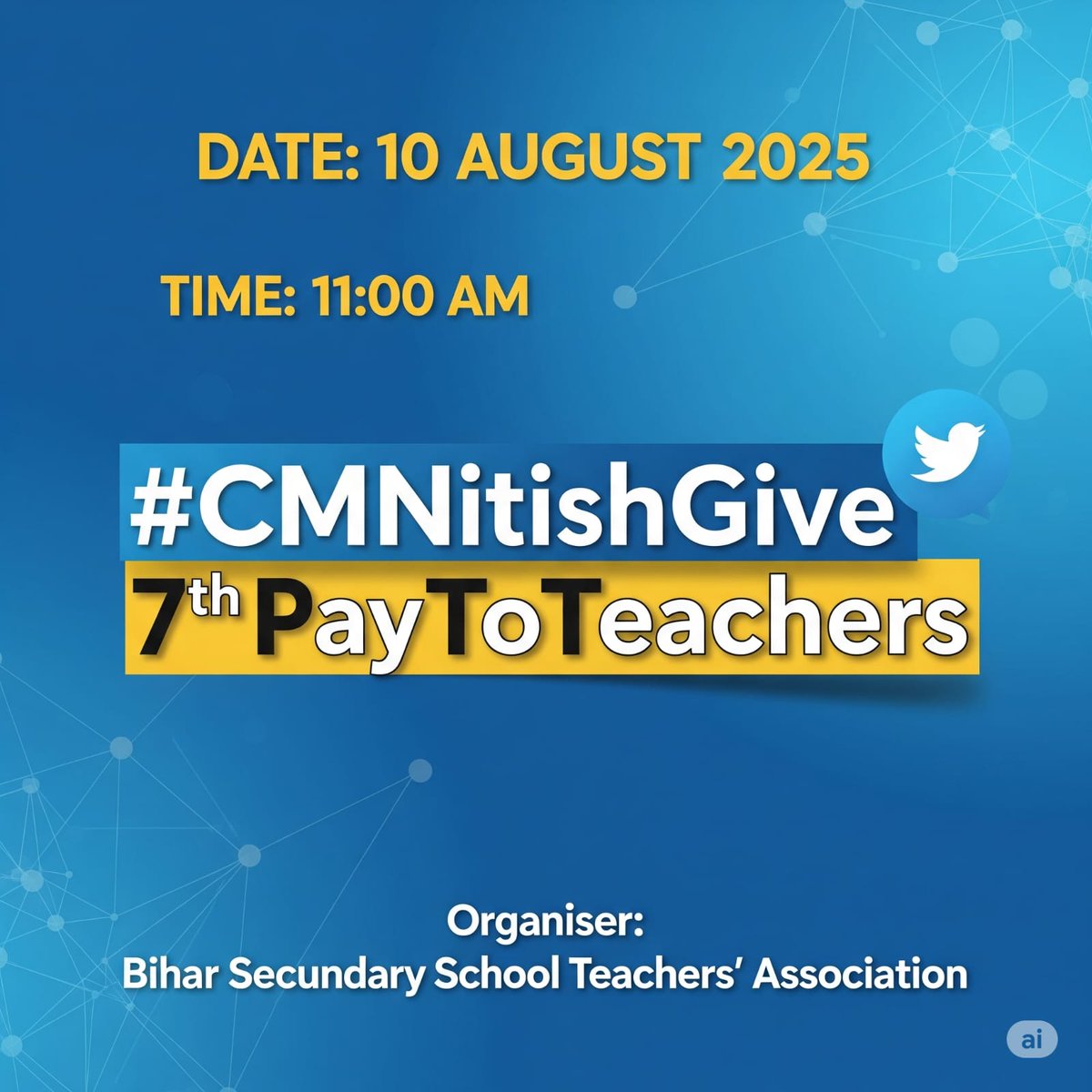 RohitKumar7905's tweet photo. #CMNitishGive7thPayToTeachers https://t.co/LpVZu0qMh3