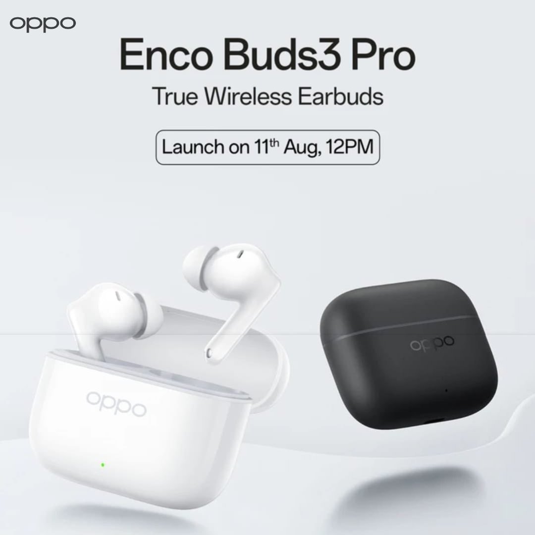Androbranchind's tweet image. OPPO Enco Buds3 Pro launching on August 11th.

#OPPOENCOBuds3Pro #AndroBranch #OppoBuds