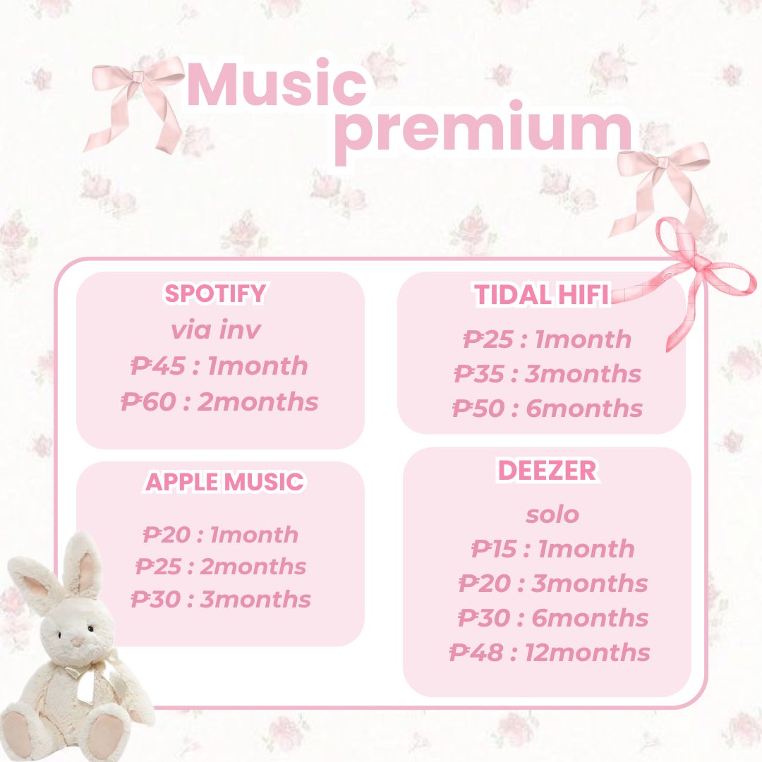 serienes_cart's tweet photo. MUSIC AND OTHER PREMIUMS PRICELIST

mop: gcash 

wts wtb lfs lfb lf ph prem accs buyer client wtb looking for https://t.co/1NvJ52aEAH