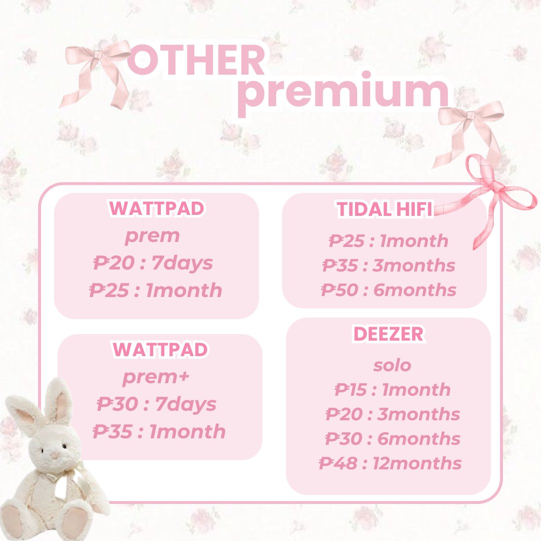 serienes_cart's tweet photo. MUSIC AND OTHER PREMIUMS PRICELIST

mop: gcash 

wts wtb lfs lfb lf ph prem accs buyer client wtb looking for https://t.co/1NvJ52aEAH
