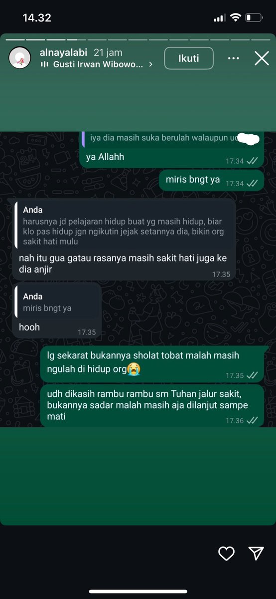 lovelyjoyable's tweet image. hai aku mau dia dapat ganjaran nya jadi sahabat aku baru saja berpulang kemarin jumat dan si @alayalabi di instagram dia malah seneng dan dia bilang kalo sahabatku pantes buat menjnggal dan dia doain ngasih siksa kubur ke sahabat ku dia ngaku ke org org kalo dia di sakitin