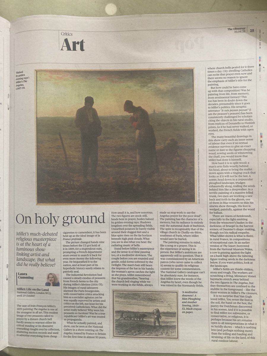 As usual, when ⁦<a href="/LauraCummingArt/">Laura Cumming</a>⁩ describes a great painting, she makes you want to run to see it.