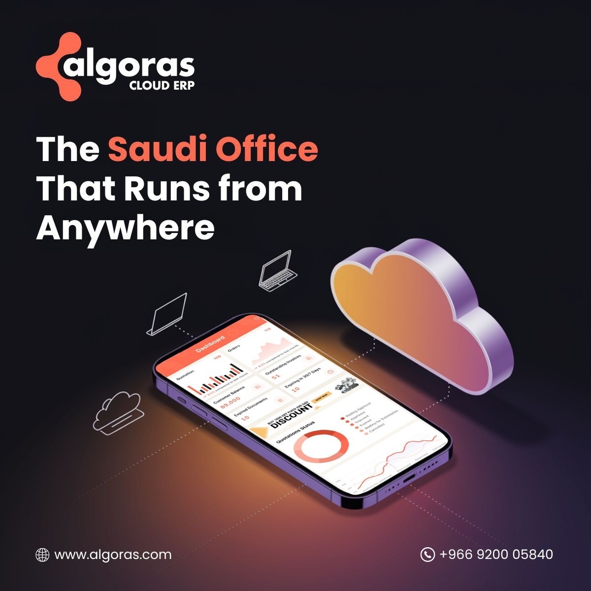 algorasclouderp's tweet image. In Saudi’s fast-paced #business world, work travels with you. 
With #AlgorasCloudERP, manage #finances, track #inventory, approve #sales & monitor performance—anytime, anywhere, from any device.
Run smarter. Work faster. Grow anywhere. 
📌 algoras.com
#ERP #KSA
