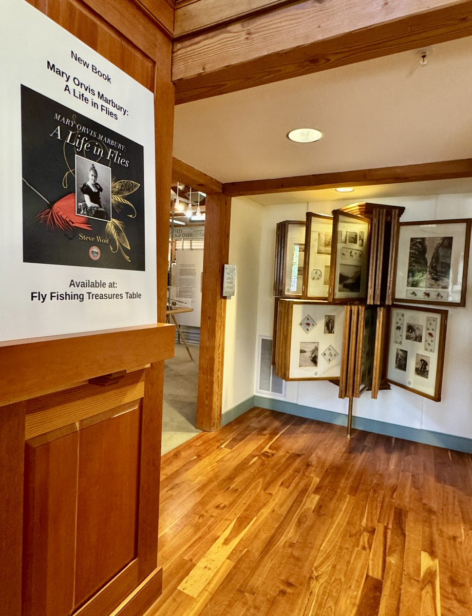 TreasuresFly's tweet image. Great launch for my new book “Mary Orvis Marbury: A Life in Flies” at the American Museum of Fly Fishing Fly Fishing Festival @flyfishmuseum in #manchestervt #maryorvusmarbury #flyfishing #flyfishingtreasures