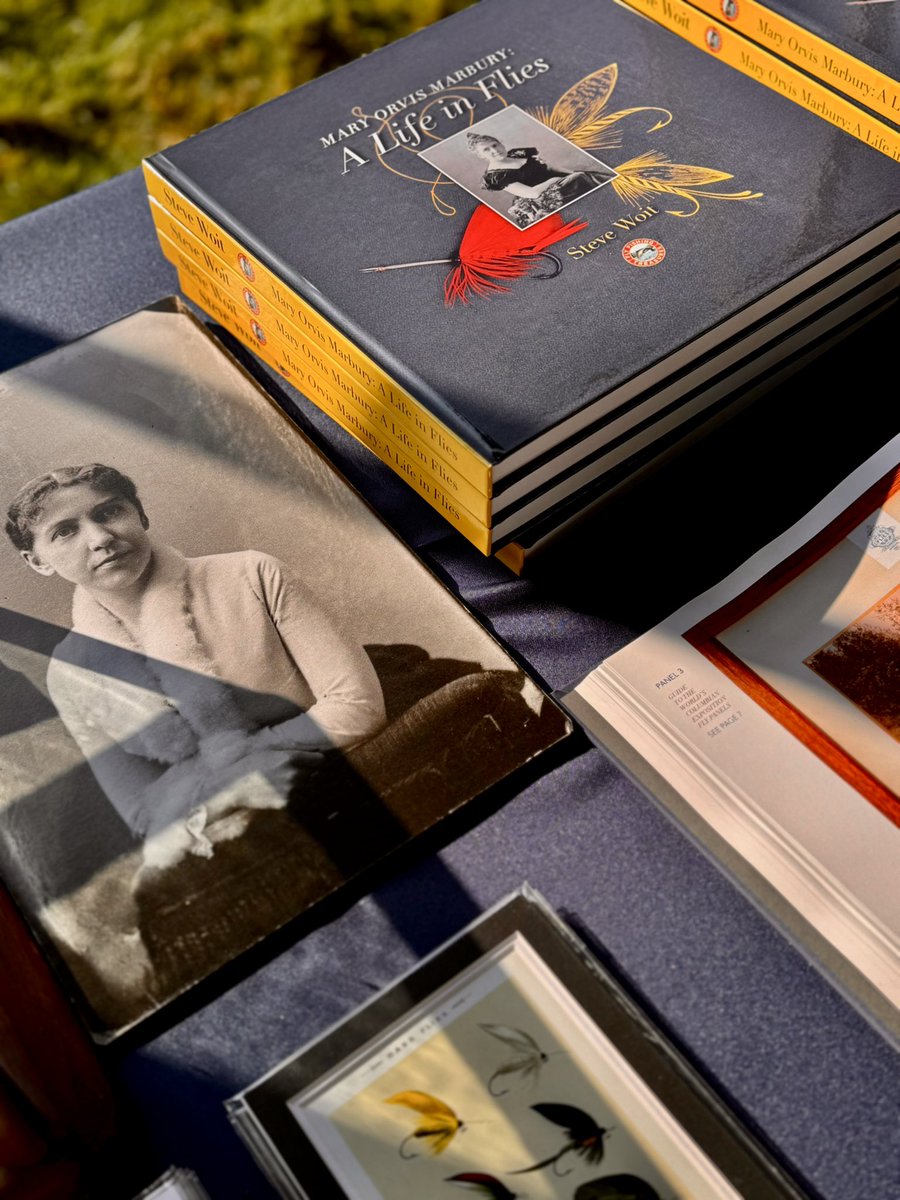 TreasuresFly's tweet image. Great launch for my new book “Mary Orvis Marbury: A Life in Flies” at the American Museum of Fly Fishing Fly Fishing Festival @flyfishmuseum in #manchestervt #maryorvusmarbury #flyfishing #flyfishingtreasures