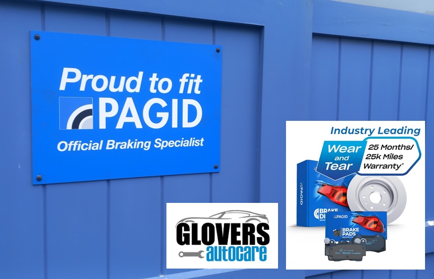 We are proud to be part of Pagid UK &amp; ROI's 'Proud to fit' network here at Glovers #Ilkley - meeting Pagid’s high standards needed in our workshop.
