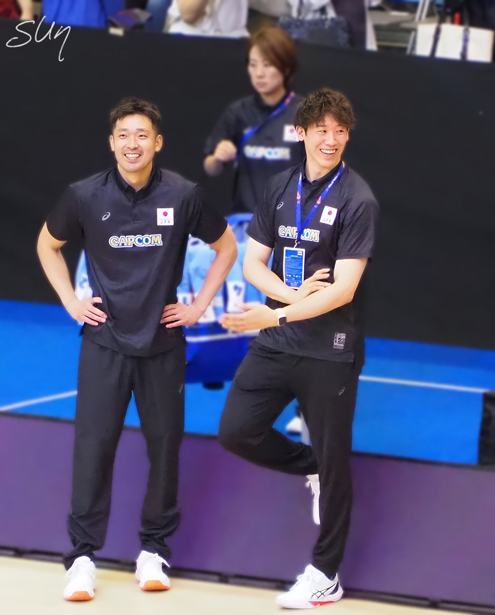 石川祐希 ピンズ YUKI & RAN 対人パス🏐 VNL2024 銀メダルおめでとう🥈✨石川祐希