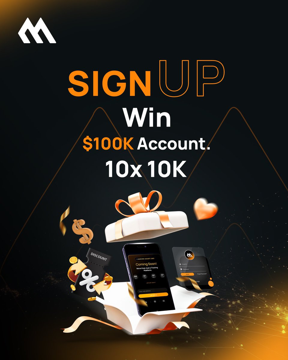 Peteroni (@peteronifx) on Twitter photo 🚀 MENAFUNDED LAUNCH GIVEAWAY 🚀
1 × 100K and 10 × 10K challenge account
To enter:
🟠 Sign up: menafunded.com
🟠 Like + Repost
🟠 Follow <a href="/MenaFunded/">MenaFunded</a>, <a href="/MeiliTrades/">Meili Trades🎀</a>
& MenaFunded on IG!
🟠 Join our Discord server: discord.gg/HaZNTb22
Winners will be announce in DC. 🚀 MENAFUNDED LAUNCH GIVEAWAY 🚀
1 × 100K and 10 × 10K challenge account
To enter:
🟠 Sign up: menafunded.com
🟠 Like + Repost
🟠 Follow <a href="/MenaFunded/">MenaFunded</a>, <a href="/MeiliTrades/">Meili Trades🎀</a>
& MenaFunded on IG!
🟠 Join our Discord server: discord.gg/HaZNTb22
Winners will be announce in DC.