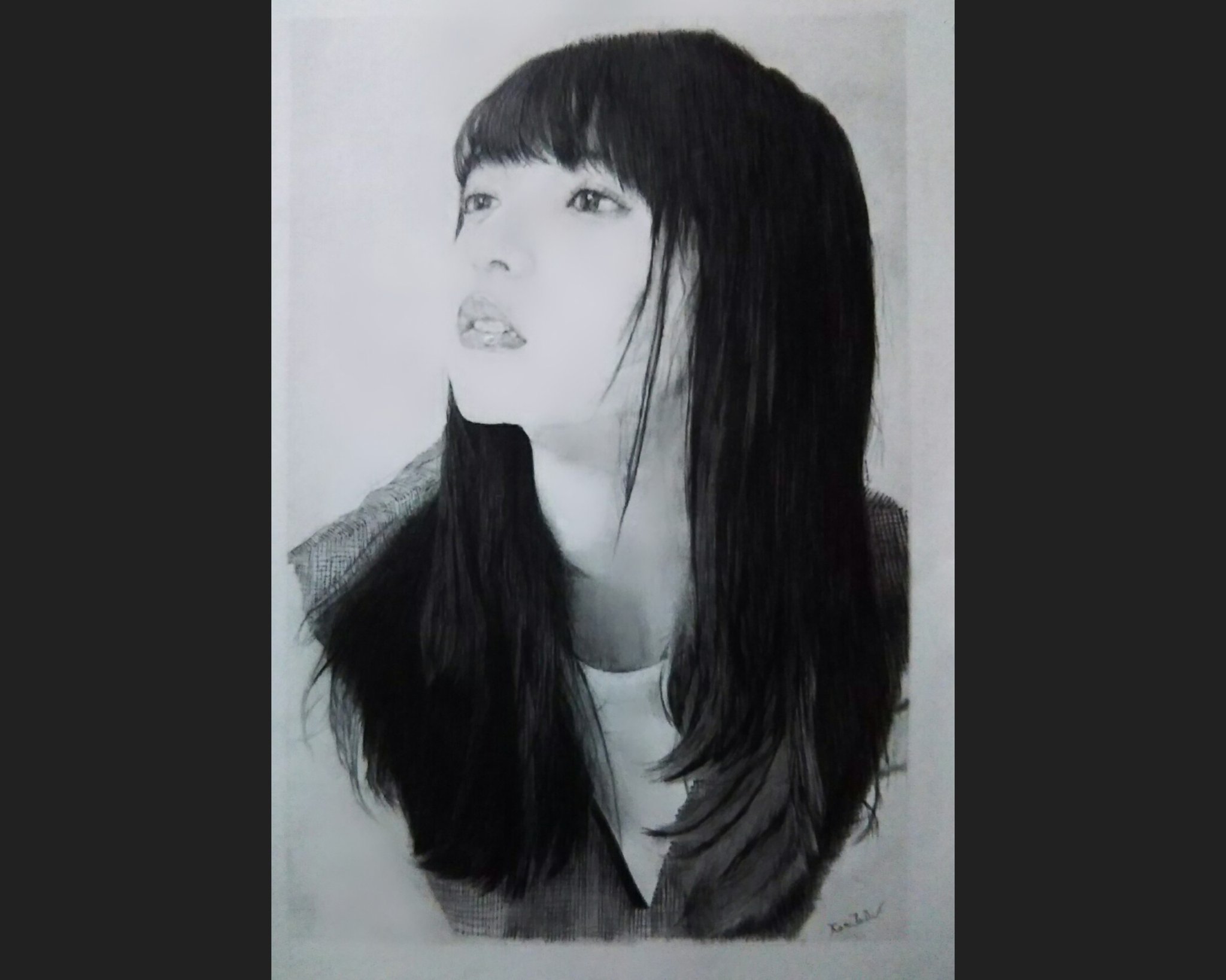 鉛筆画 斎藤飛鳥 専用 鉛筆画 齋藤飛鳥 乃木坂46 A4の通販 by やまいろ's shop