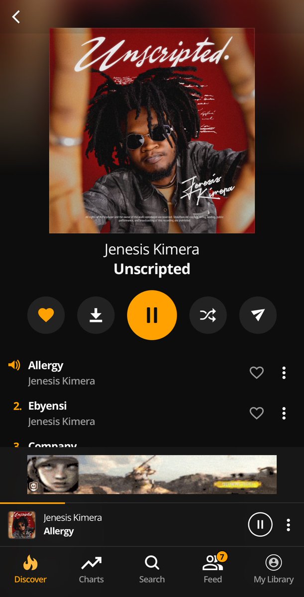 OrijinalJenesis's tweet image. To my @audiomack Fam, #UnscriptedEP is now live and direkt on #Audiomack 
audiomack.com/jenesis-kimera…