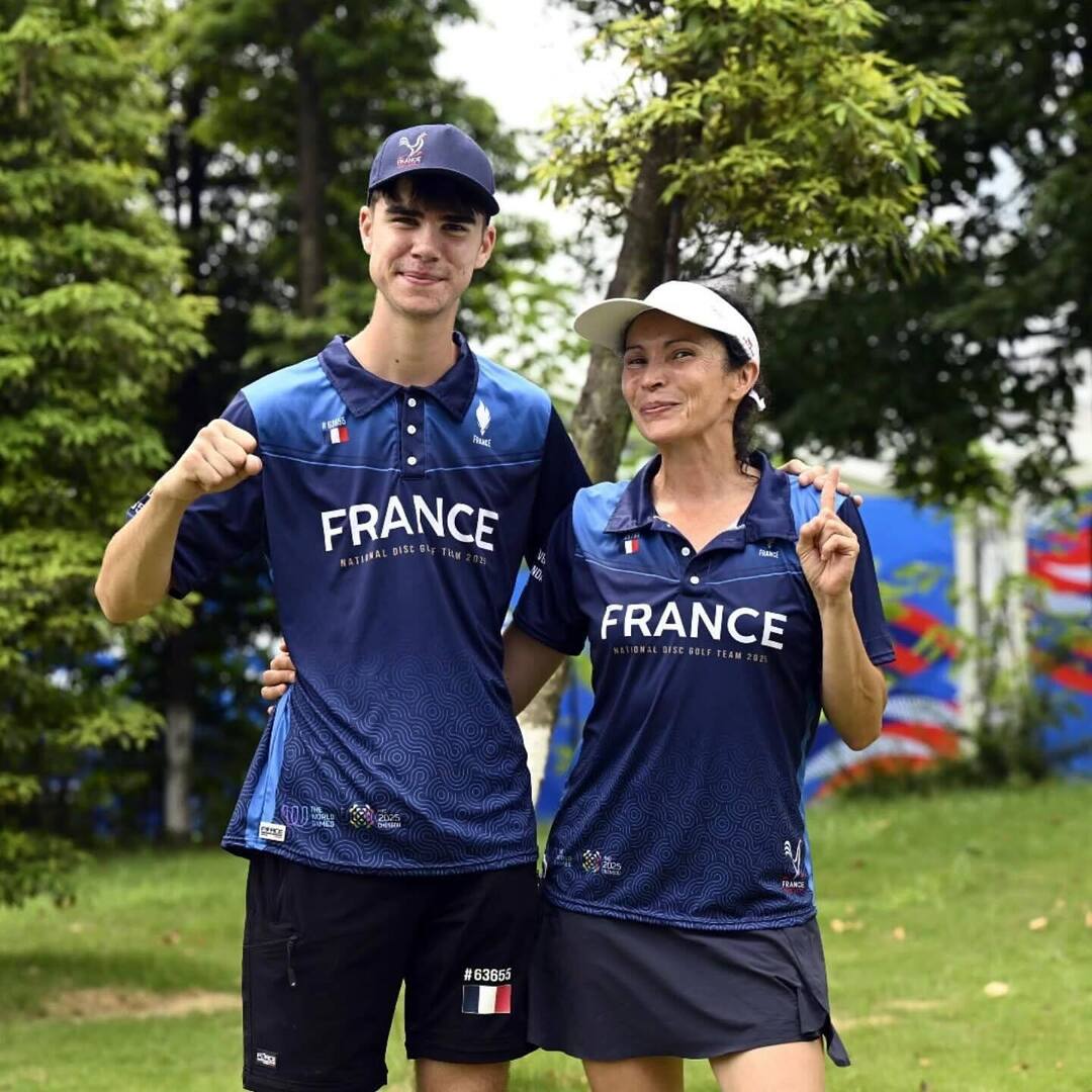 Repost • @ffflyingdisc 👏🇫🇷 Félicitations à Maria &amp; Dorian qui terminent à la 9ème place - Disc Golf, World Games 2025. 🥏🐼

📸 Crédit : CNOSF/KMSP

#WorldGames2025 #Chengdu2025 #FranceDiscGolf #FFFD @equipefra @franceolympique @theworldgames @worldflyingdisc @force.sportswear